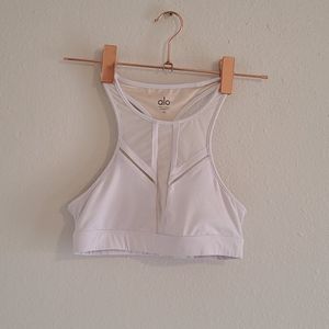 ALO YOGA Fitness Top With Mesh Detailing
